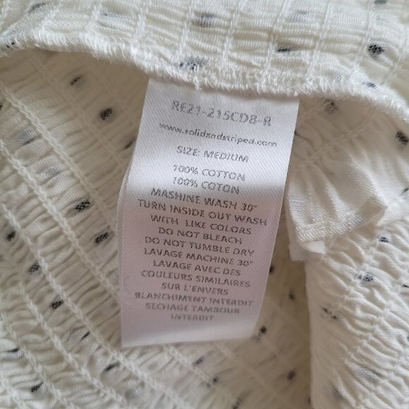 NWT Solid & Striped Remy Polka Dot Crop Top - Picture 13 of 15